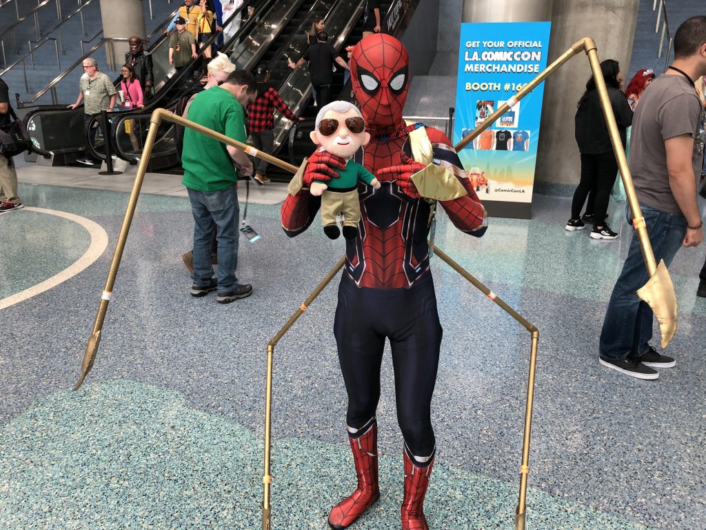 The Little Stan Lee Plush Meets Marvel Cosplayers at Los Angeles Comic ...