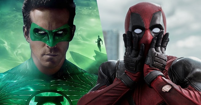 Ryan Reynolds as Green Lantern and Deadpool