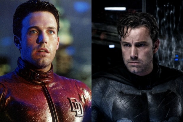 Ben Affleck as Daredevil and Batman