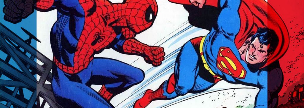 Spider Man and Superman Marvel fights DC