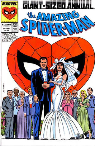 The Amazing Spider-Man issue with Mary Jane and Spider-Man's wedding